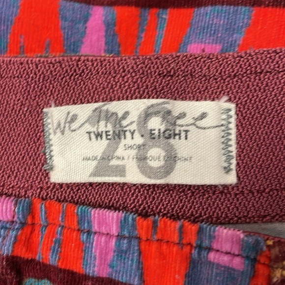 Free people bellbottoms Aztec corduroy velvet stretch pull on pants size… - Picture 11 of 11